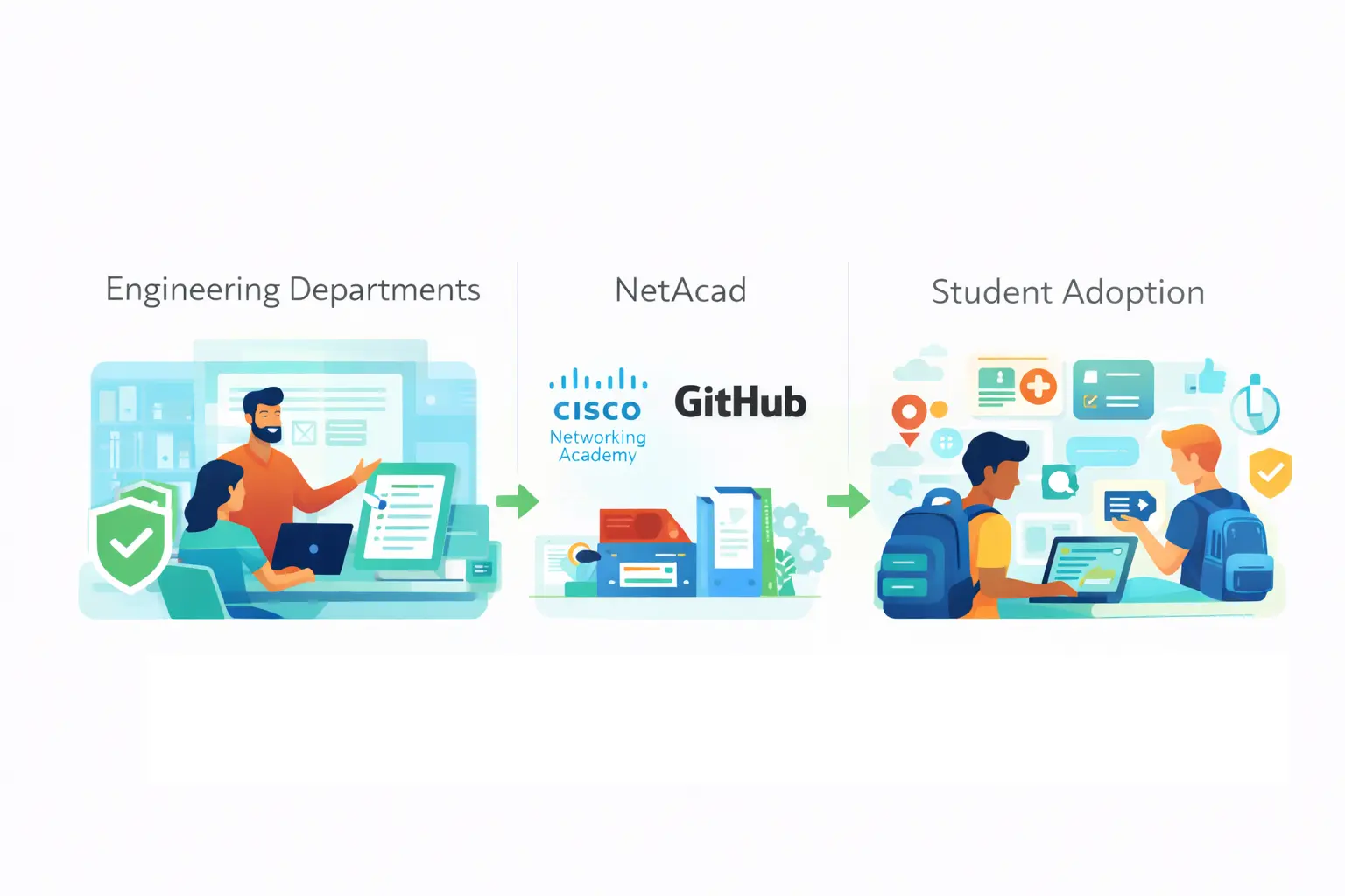 Cisco NetAcad & GitHub Campus Adoption